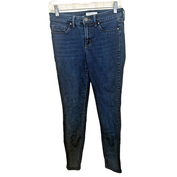 Jessica Simpson Women’s Kiss Me Super Skinny Size 27 Dark Wash Jeans - Picture 1 of 5